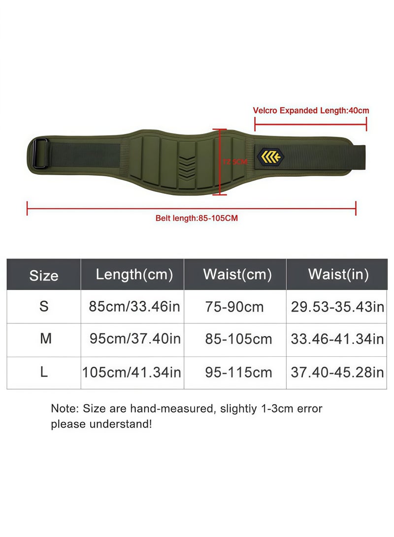 Angola Panda Adjustable Velcro Weight Lifting Belt – Back & Core Support for Gym, Squat, Deadlift & Training – Waist Protection Belt for Men & Women Fitness Strength Training - Image 3